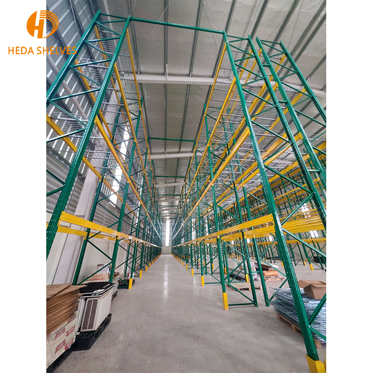 High Quality Q235B Metal Teardrop Pallet Rack Adjustable Warehouse Rack Durable 5 Layer Longspan Industrial Storage Rack