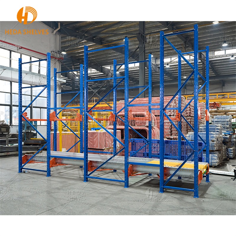 Automated Warehouse Steel Storage Racks Durable Radio Shuttle Racking System for Cold Storage