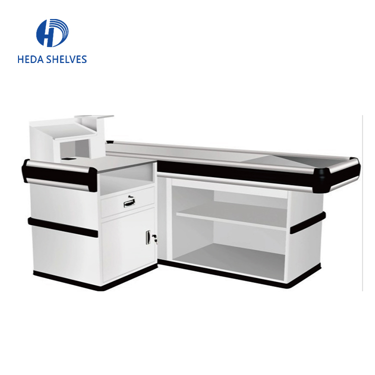Modern Shop Cash Checkout Counter Table Design for Garment Store