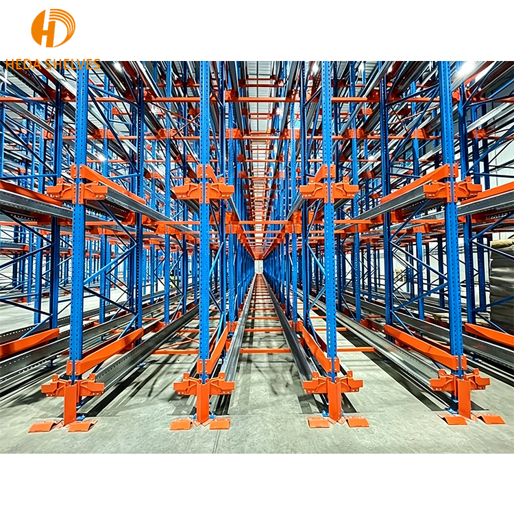 Automated 2 Way 4 Way Radio Shuttle Rack System Storage Warehouse Steel Shelf Heavy Duty Pallet Racking System for Cold Room