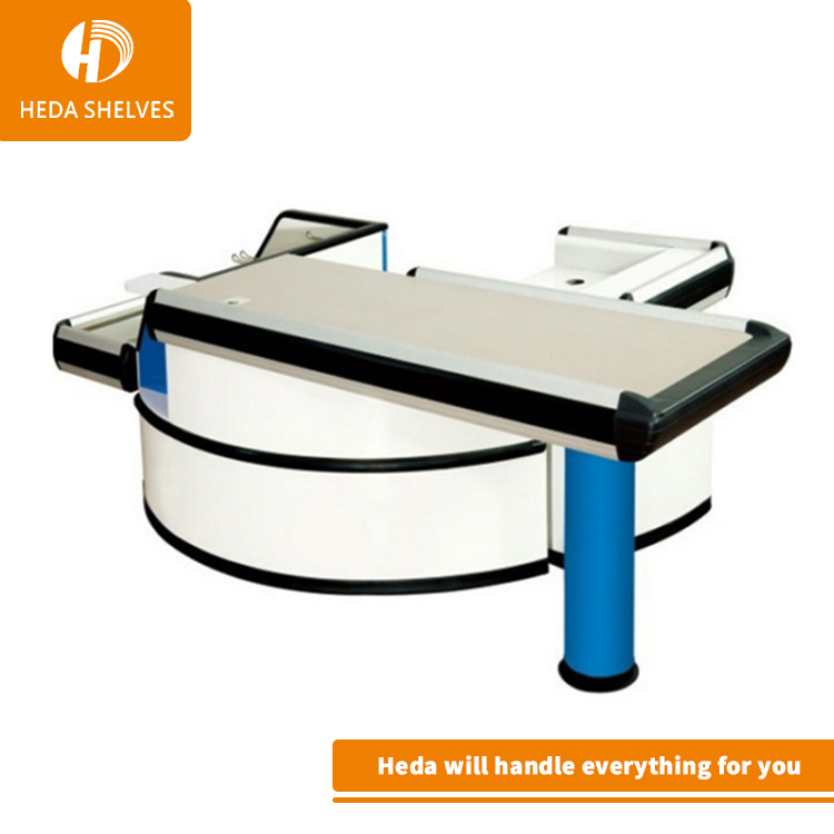 Modern Shop Cash Checkout Counter Table Design for Garment Store