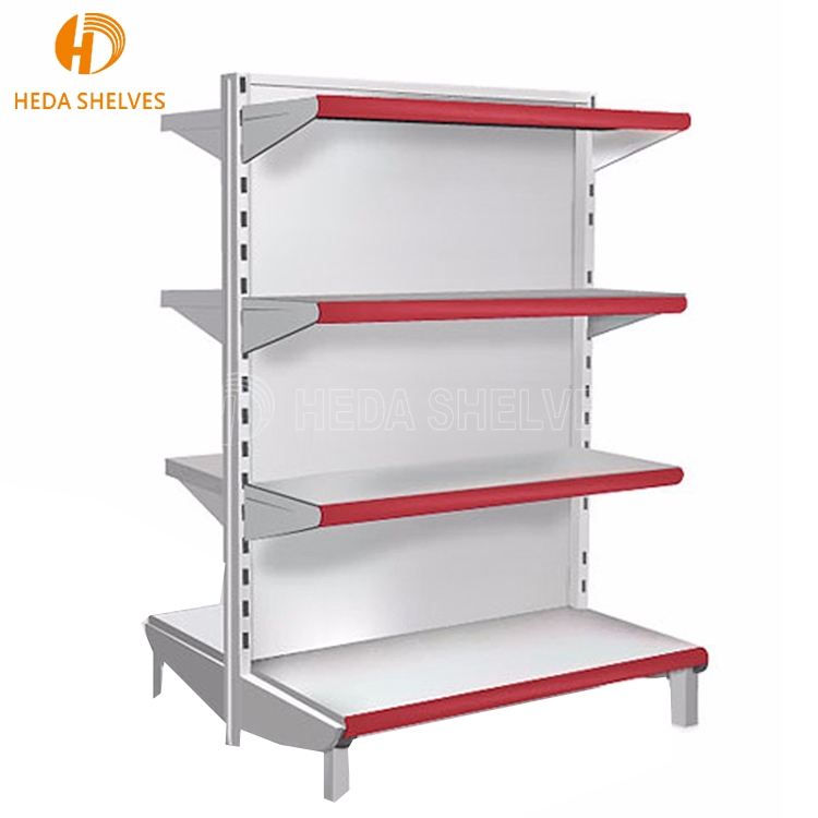 Store grocery shelves