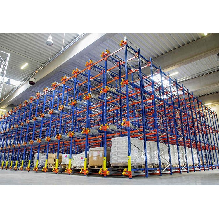 Heavy Duty Load 1000-1500kg Adjustable Radio Warehouse Pallet Shuttle Racking System
