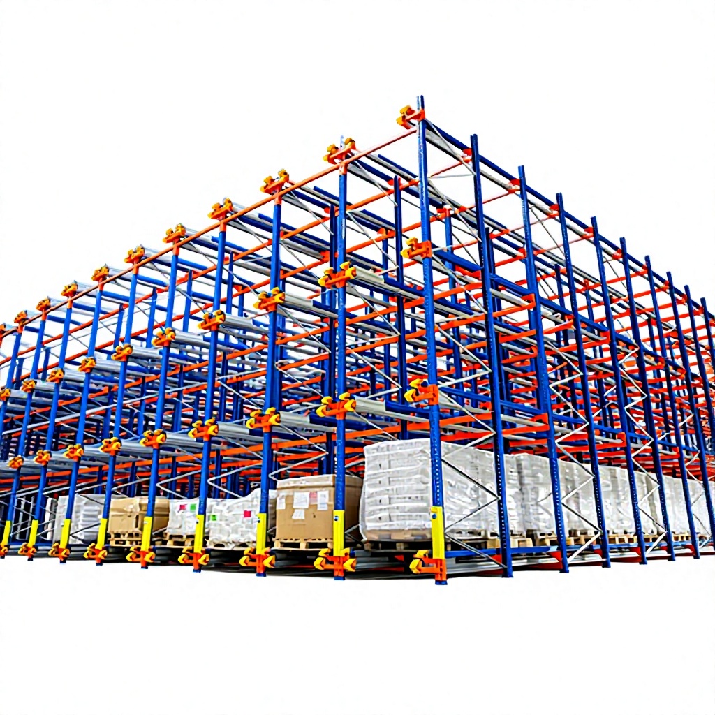 Automated 2 Way 4 Way Radio Shuttle Rack System Storage Warehouse Steel Shelf Heavy Duty Pallet Racking System for Cold Room