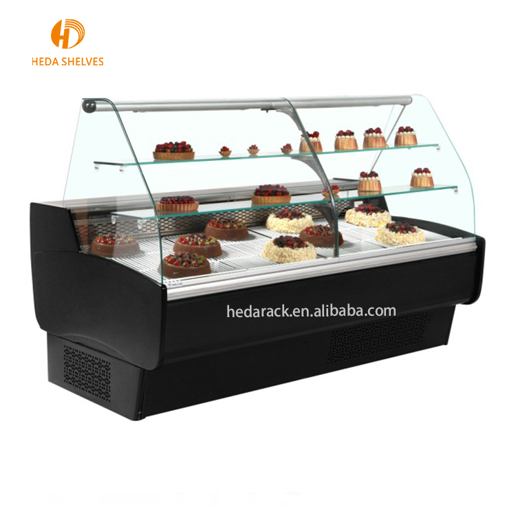 Commercial Equipment Restaurant Drawer Type Bakery Cake Refrigerator Showcase Display 4