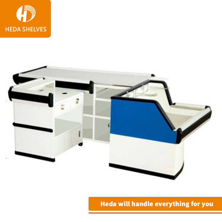 Modern Shop Cash Checkout Counter Table Design for Garment Store