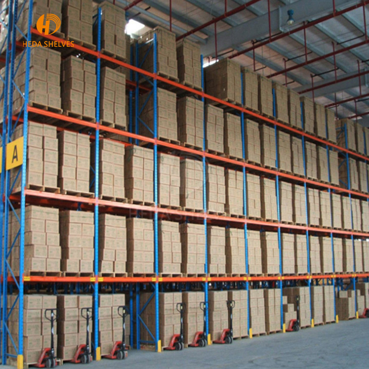 1500 Kg Max Load High Density Drive in Racking Industrial Pallet Racks Heavy Duty