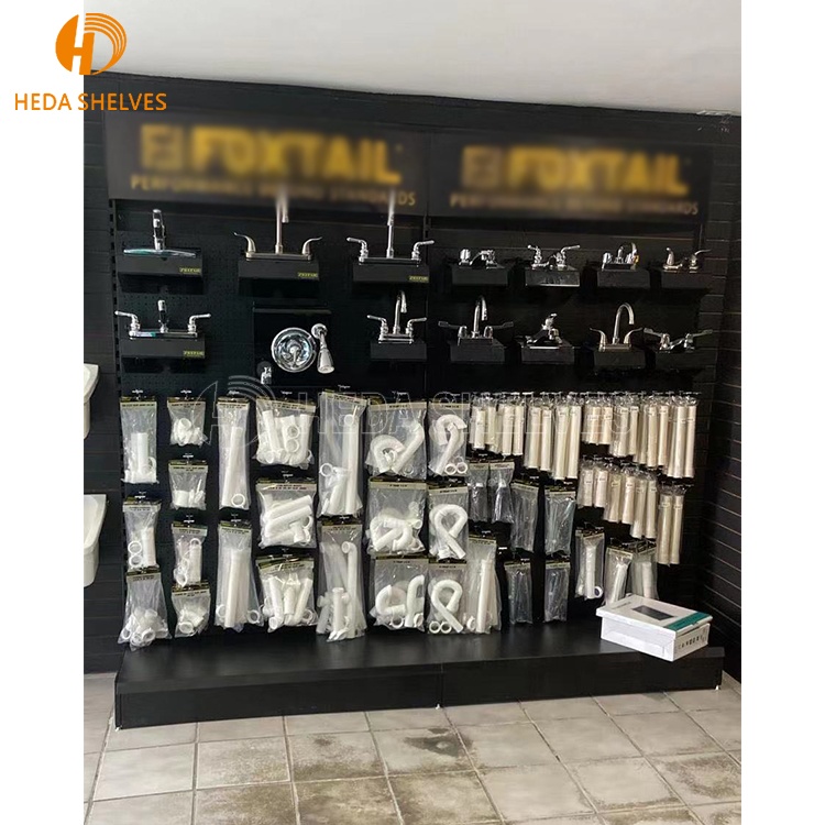 Hardware Display Stand Garden Power Tools Pegboard Metal Display Racks and Stands for Hardware Store