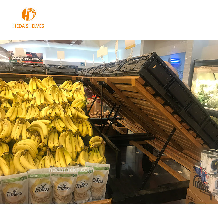 Vegetable shelf dynamic layout