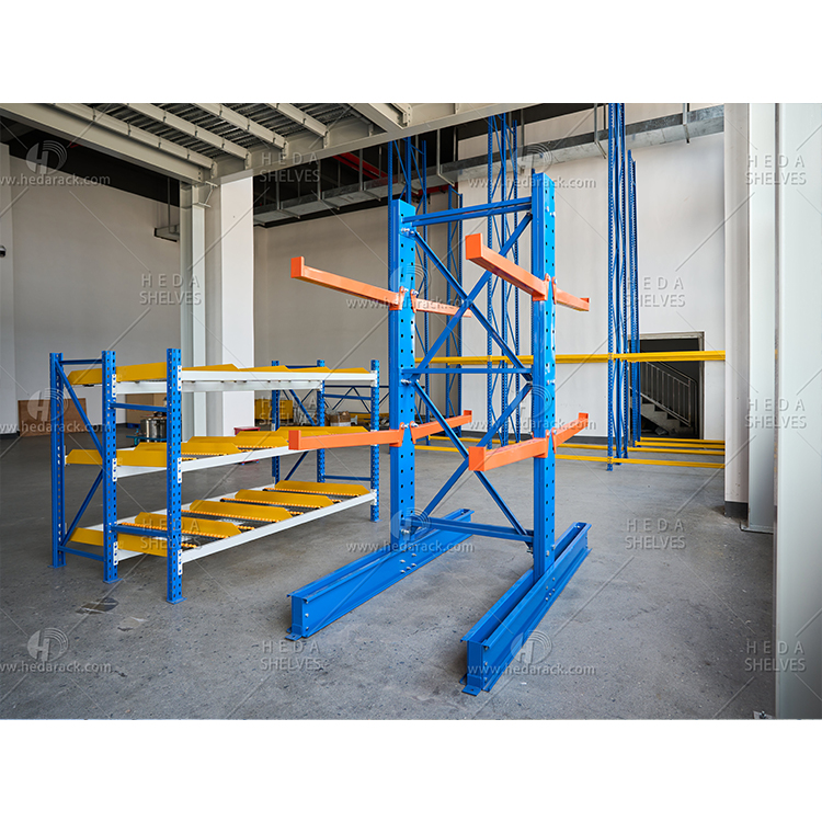 Cantilever Racking System Heavy Duty Warehouse Double Sided Cantilever Rack for Storage Hydraulic Hose Pvc Pipe Lumber Sheet