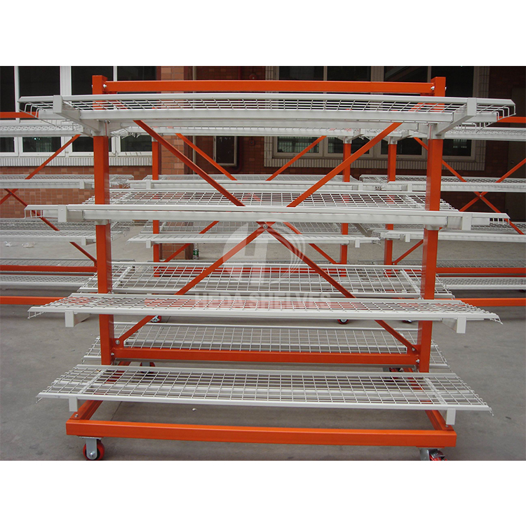HEDA Steel Pipe Warehouse Storage Rack Q235B Steel Industrial Adjustable Cantilever Shelving