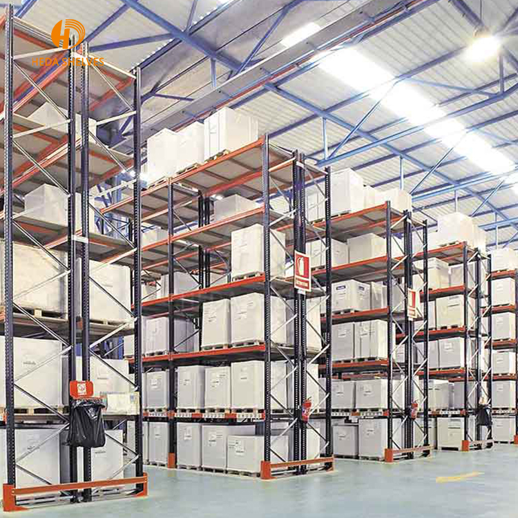 1500 Kg Max Load High Density Drive in Racking Industrial Pallet Racks Heavy Duty