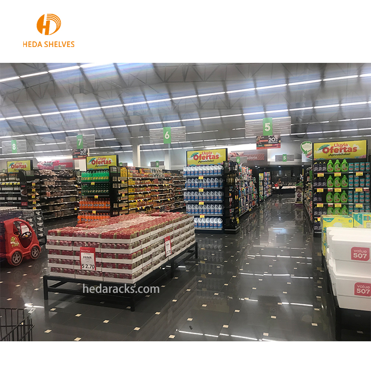 Supermarket Vegetable Rack Fruit Display Stand Shelf Hot Sale Fruit and Vegetable Display Stand for Super Market