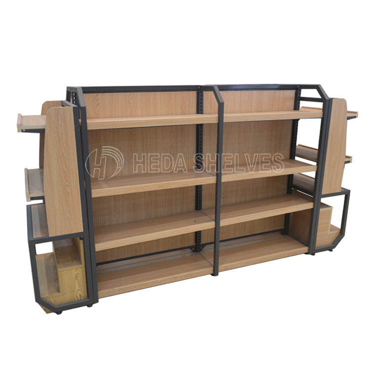 Wooden Gondola Shelf