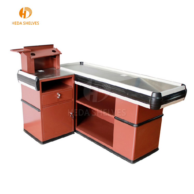 Multiple Convenience Store Supermarket Check Out Counter Cash Desk Counter
