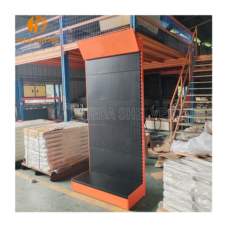 Heda Hardware Tools Display Shelf, Hardware Shop Peg Board Design Display Racks and Stands for Hardware Store