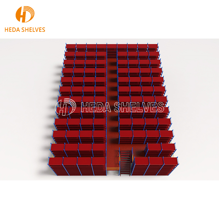Heavy-Duty Industrial Metal Storage Rack System Mezzanine Floor Steel Platform for Efficient Warehouse Storage