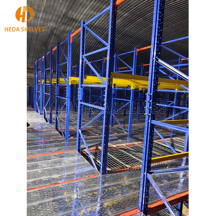 Industrial Mezzanine Racking System Lit Mezzanine Double Industrial Platforms Warehouse Mezzanine Floor System