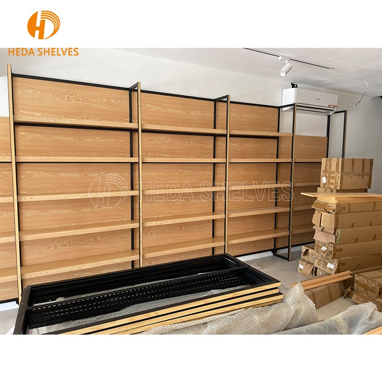 Supermarket shelves design details