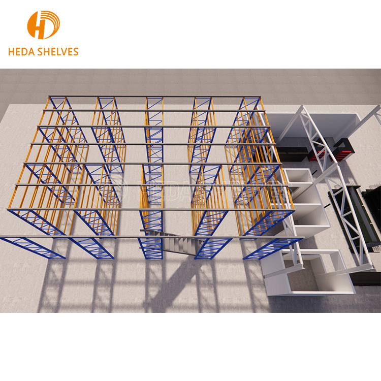 Heavy Duty Racks Warehouse Mezzanine Floor for Fabric with Picking Mezzanine Warehouse Rack for Sale