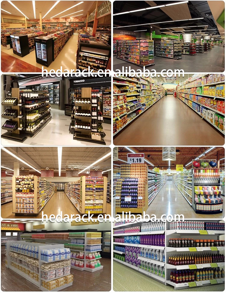 Factory Made Store Shelving Supermarket Shelf Beverage Bread Display Rack