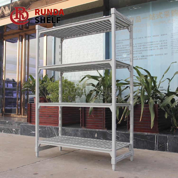 High Quality Cold Storage Heavy Duty Warehouse Rack Plastic with Steel Mult-level Cold Storage Shelving