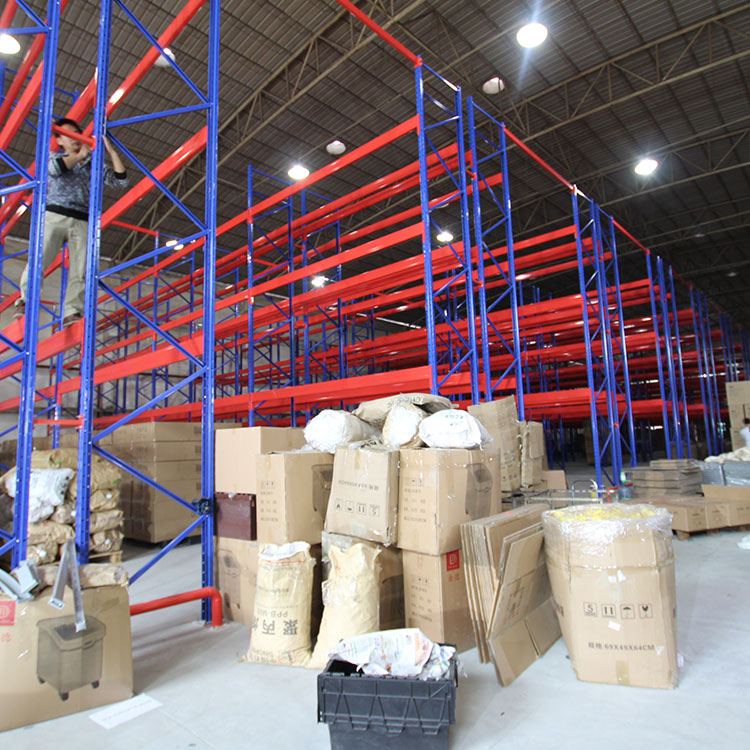 Narrow Aisle Racking for Warehouse Storage - Heavy Duty Beam Pallet Racking with Galvanized Aluminum Shelves in 2044