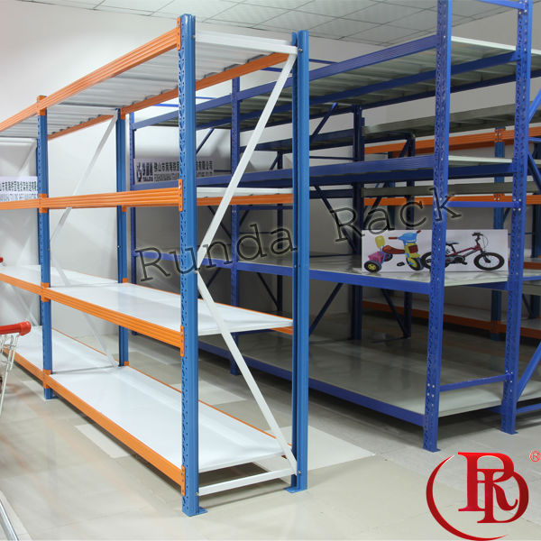 Commercial Steel Multi-Level Warehouse Rack Shelf System Storage for Store Room and Industrial Use Carton Packed