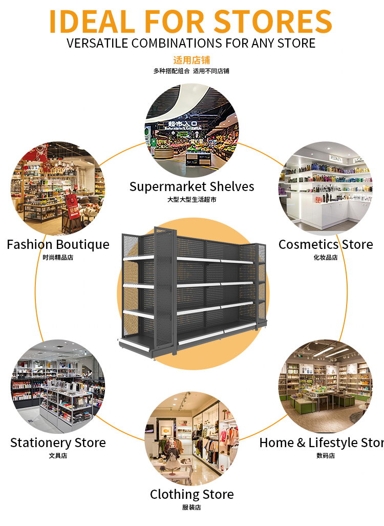 Supermarket Shelf and Display Stand