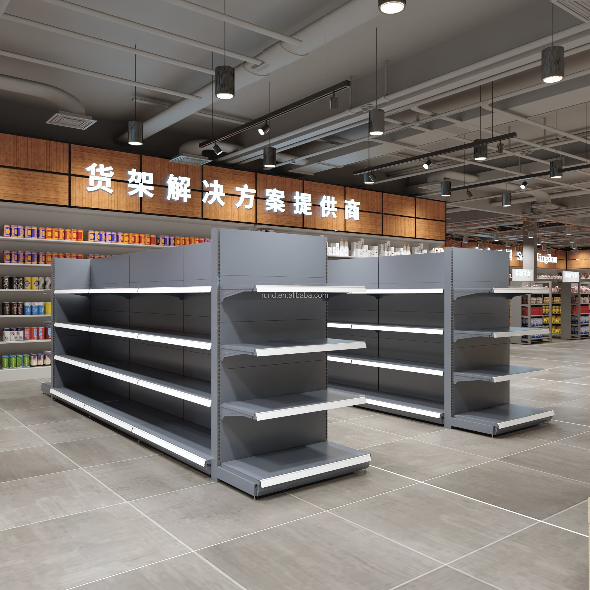 Factory Price Heavy Duty Rack Shelf  Factory Sales Supermarket  Stainless Steel Display Shelf  for Vegetables