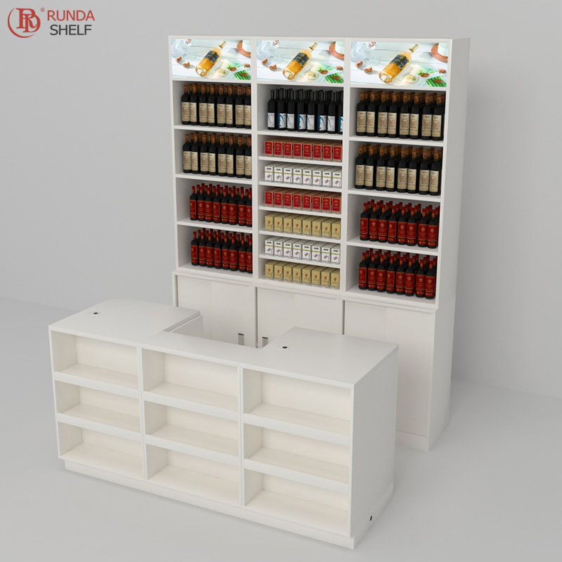 Used Shop Cash Counter Design RUNDA SHELF Reception Counter RUNDA SHELF Cash Counter Table Design