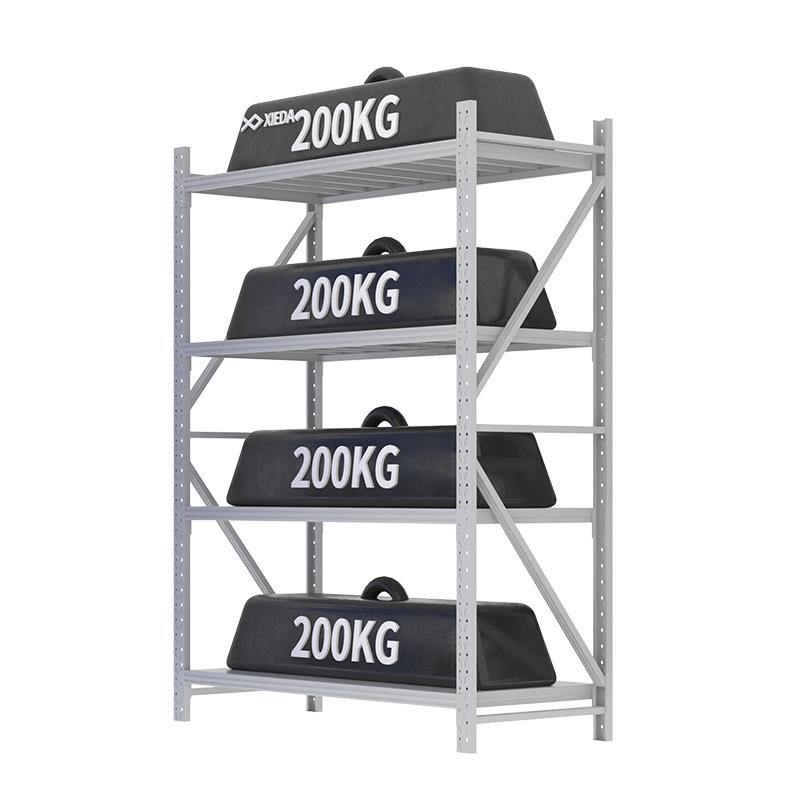 RD Heavy Duty 5-Tier Q235B Steel Storage Rack Corrosion Protection 200kg/300kg/500kg Capacity Powder Coated for Home Industrial