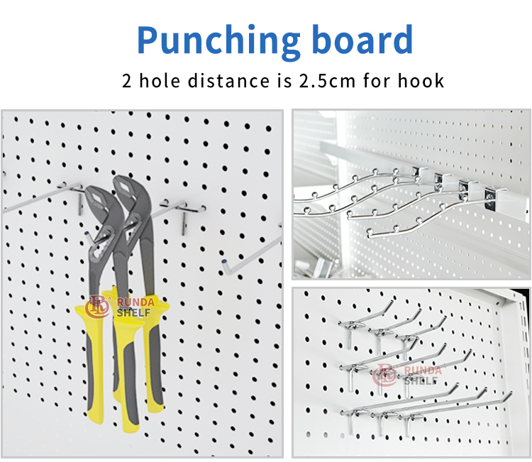 Single-Sided Supermarket Rack Display Hardware Stand Light Duty Metallic Material for Mobile Phone Accessories