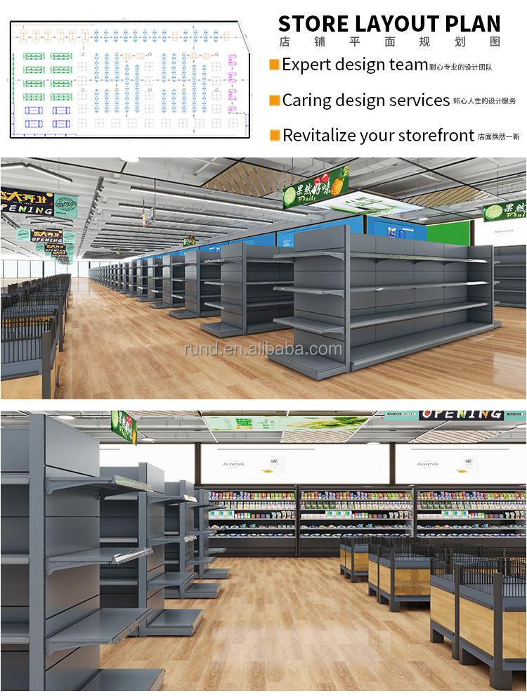 Supermarket Shelf and Storage Rack Display 11