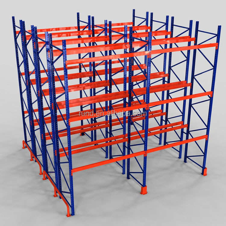 Heavy Duty 5-Layer Steel Pallet Rack Industrial Selective Warehouse Storage Shelf 1000kg 3000kg Per Metal Stacking Storage