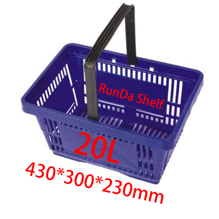 Vietnam Wholesale Plastic Woven Storage Seagrass Wicker Straw Bag Basket Shopping Trolley/Cart for Supermarket Use