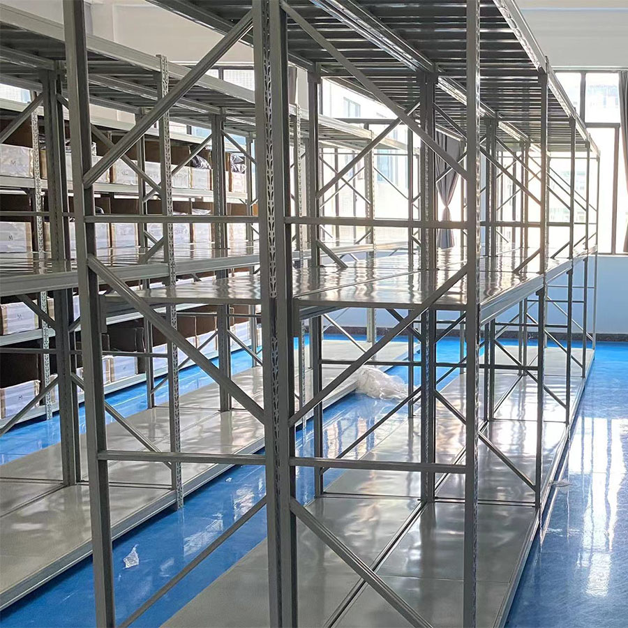 Hot Selling Steel Storage Cage Big Warehouse Heavy-Duty Moveable Rack with Shelves Moveable Move Cage