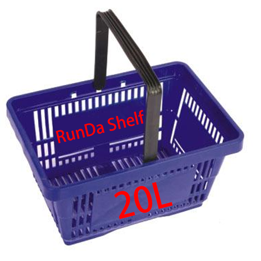 Convenient Plastic Rollator Walker with Seat and 20L Shopping Basket for Seniors