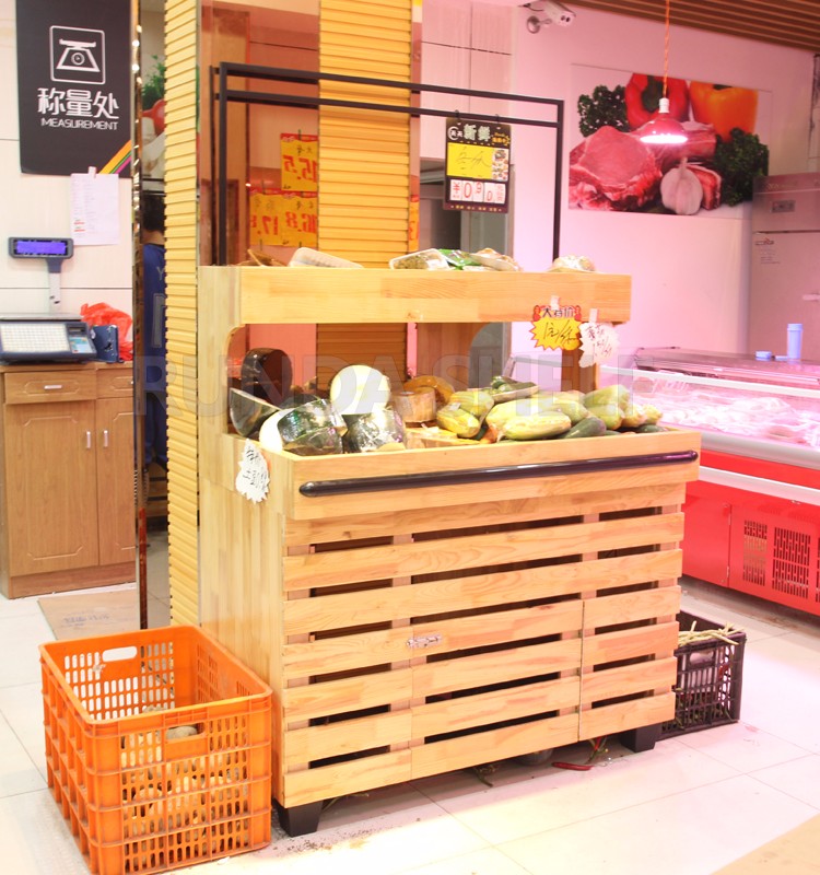 Light Duty Wooden Vegetable Stand Details