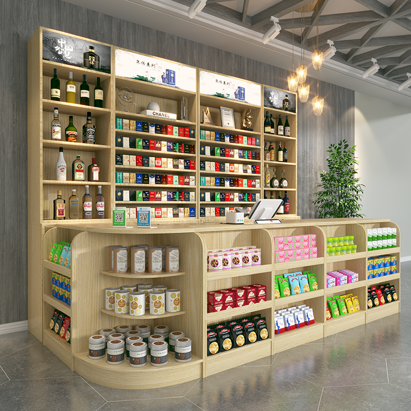 Hot Selling Simple Design Wooden Checkout Counter for Clothing Stores for Small Business Furniture Shop Use