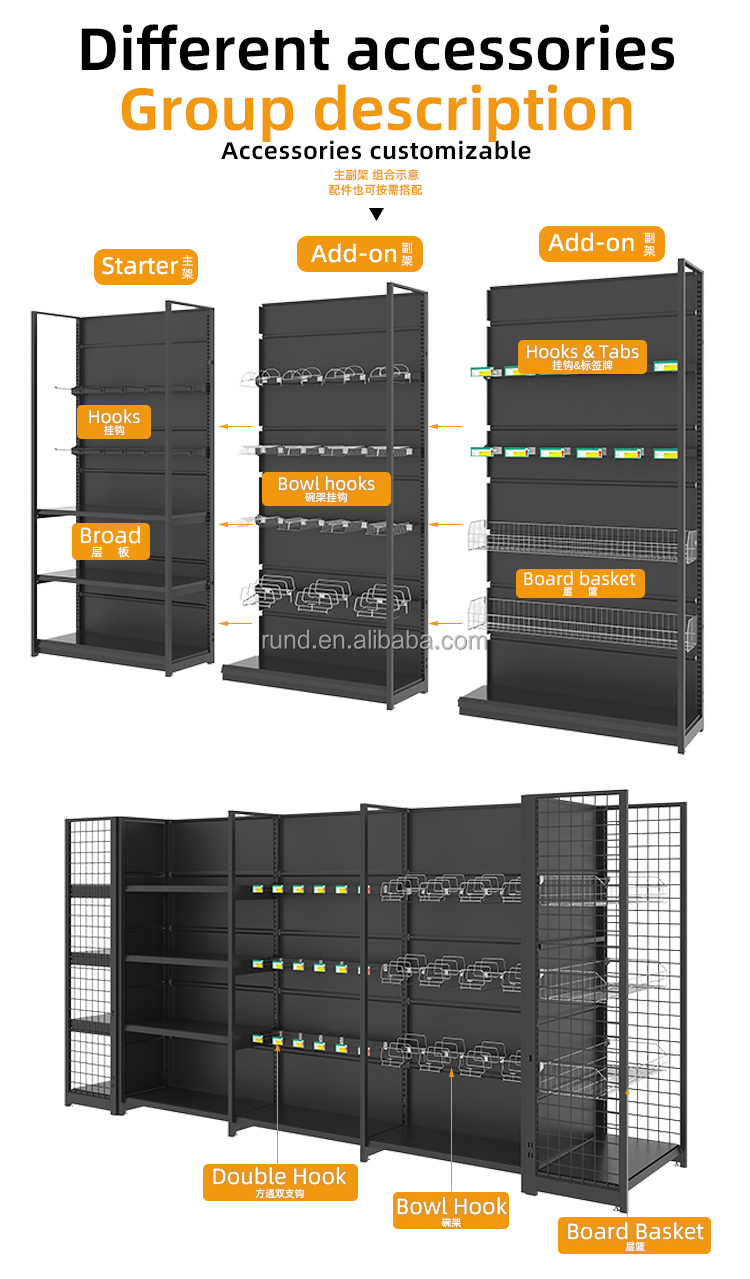 Supermarket Shelf and Storage Rack Display