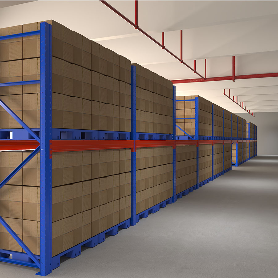 Multi-Level Heavy Duty Pallet Racking Beams for Warehouse Storage
