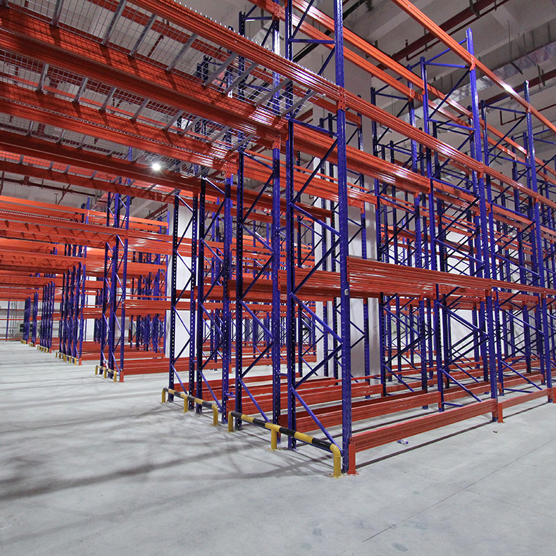 Heavy-Duty Adjustable Steel Storage Rack Industrial Beam Style Pallet Shelf for Warehouse Storage OEM Factory Supply