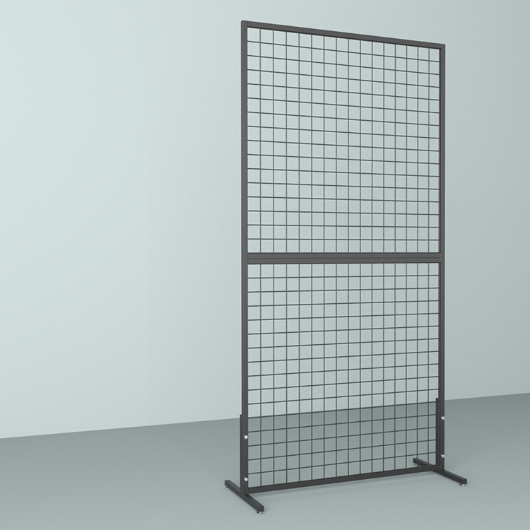 Gridwall Panel Display Stand Heavy Movable Floorstanding Grid Wall Panels Retail Display Rack Craft Sh