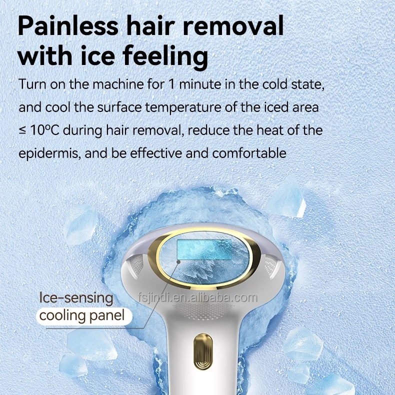 Latest Factory Exclusive Handheld IPL Beauty Device For Hair Removal ICE Cooling Freezing Point Laser Personal Care Epilator