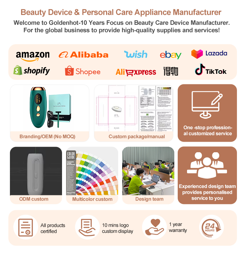 Laser hair removal device banner