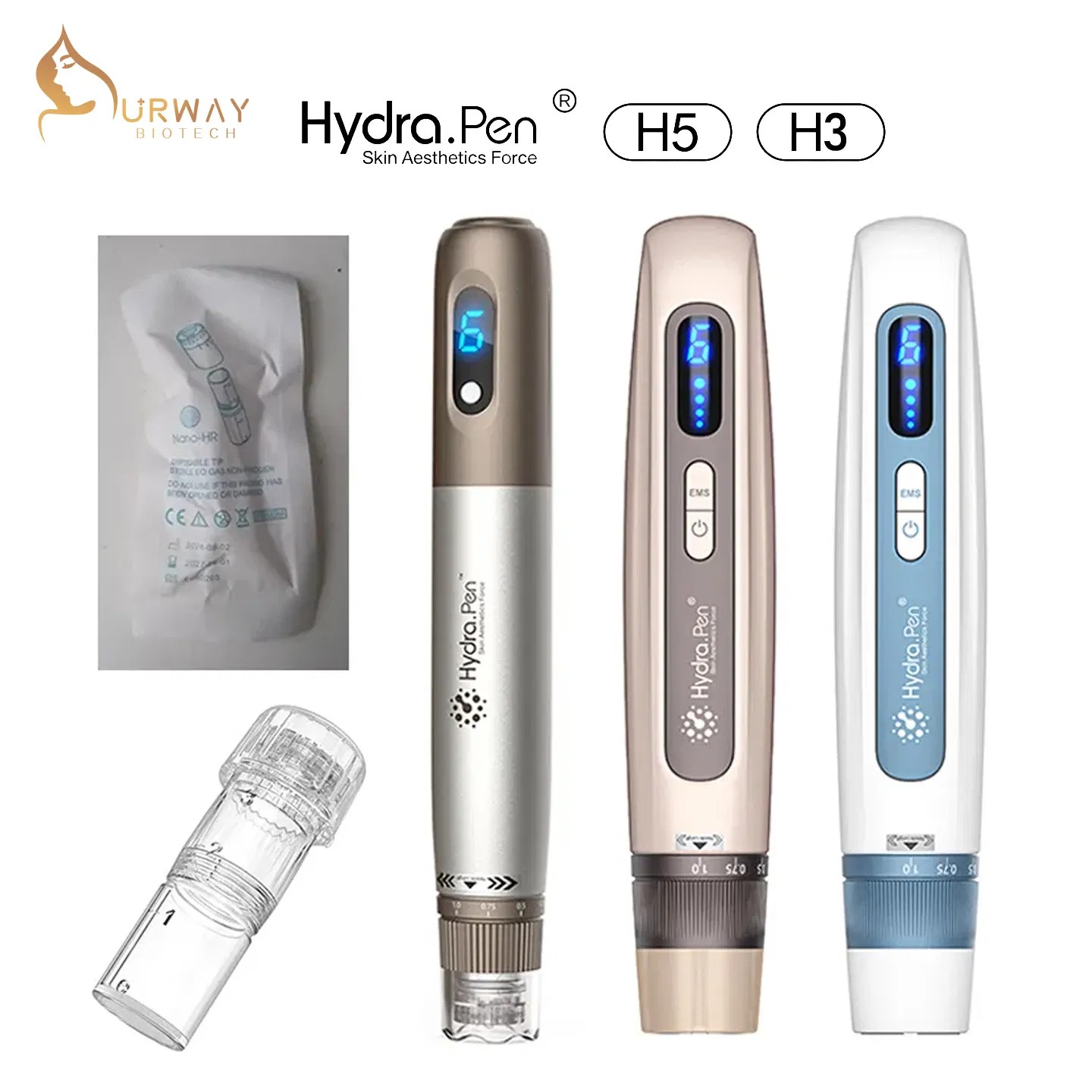 Dr Pen Hydra Pen H5 Professional Mts Microcurrent EMS Electric Microneedling