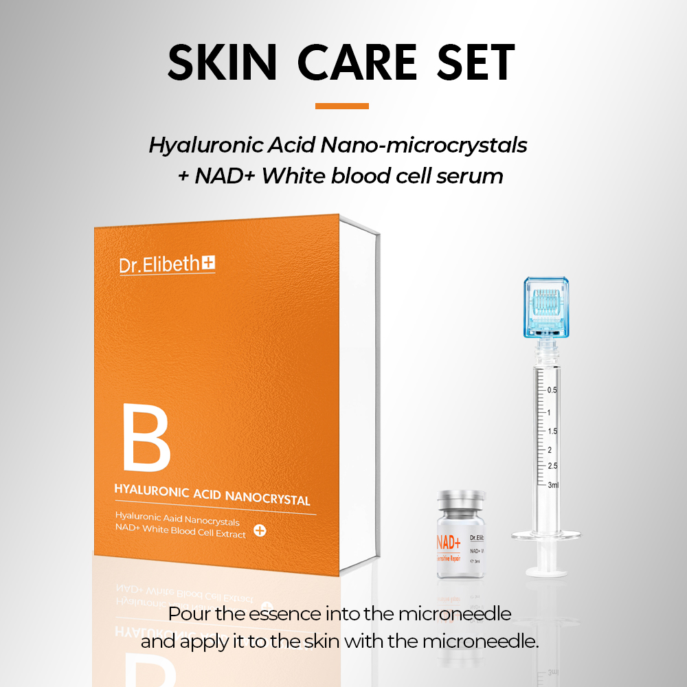 Korean Hyaluronic Acid Nano-microcrystals NAD White Blood Cell Face Skin Care Ampoule Serum For Face Skin Care Private Label