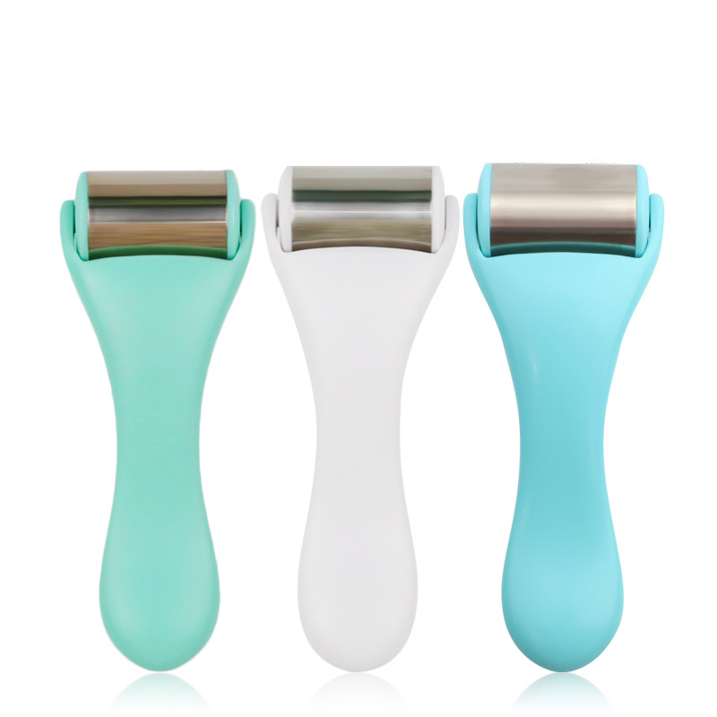 Stainless Steel Ice Roller for Face Cold Skin Care Women Face Massager Mini Ice Globes for Face