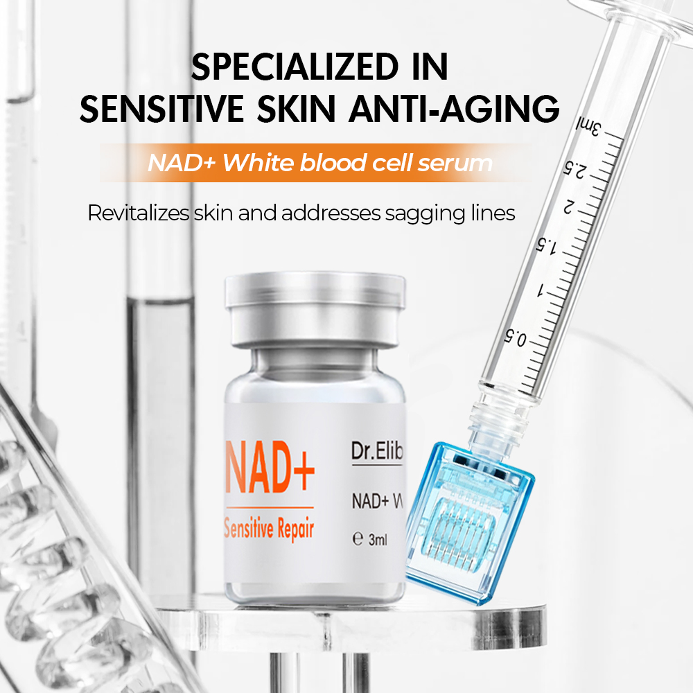 Korean Hyaluronic Acid Nano-microcrystals NAD White Blood Cell Face Skin Care Ampoule Serum For Face Skin Care Private Label